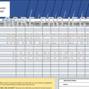 RASCI Template – Excel Document with Built-in Macros